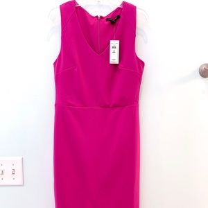 NWT - Magenta Banana Republic sheath dress.